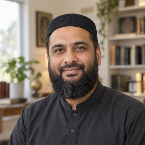 Portrait of Hafiz Usman Ali, Quran teacher
